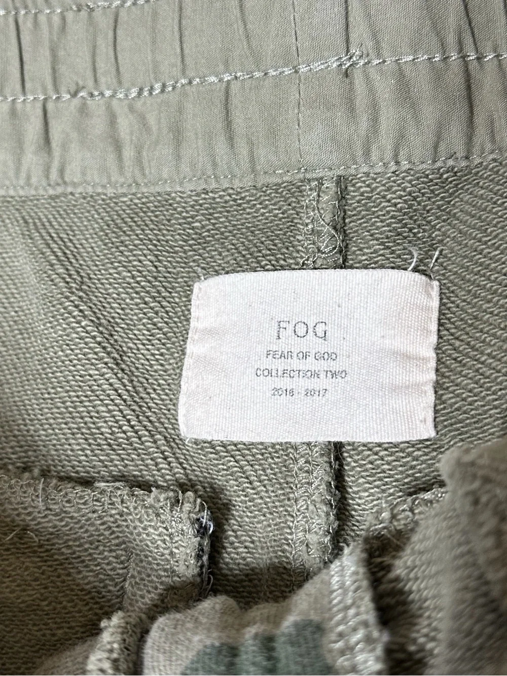 Fear of God FOG Camo Shorts Collection Two 2016-2017 Zipper Pocket Size Large